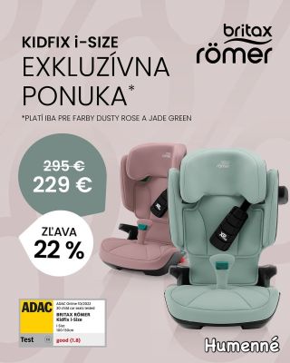 Obľúbená Autosedačka Britax Romer Kidfix i-Size teraz len za 229 € 🤩 akciová cena platí len do vypredania zásob...